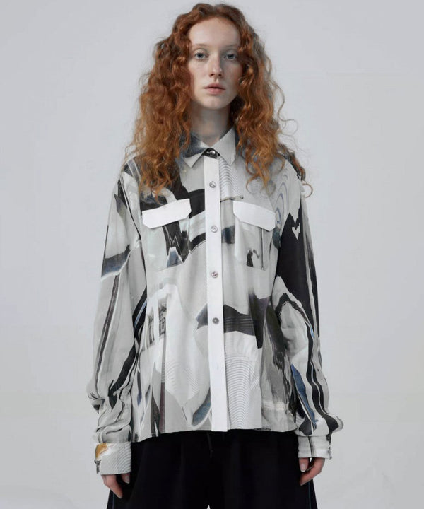 Flap Pocket Blouse